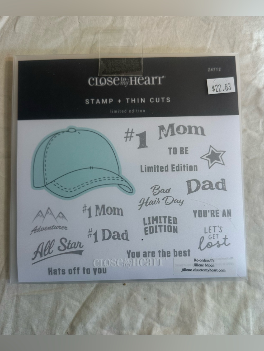 Close To My Heart Z4712 Limited Edition Acrylic Stamp and Thin Cut Set